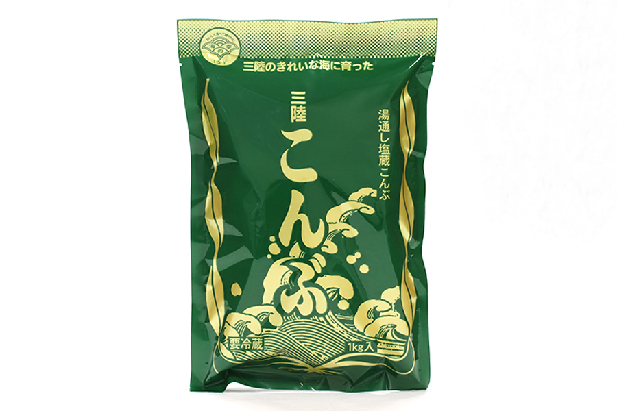 湯通し塩蔵昆布 1kg 5個セット（袋）| <遠野市場> 岩手の名産 通販ショップ